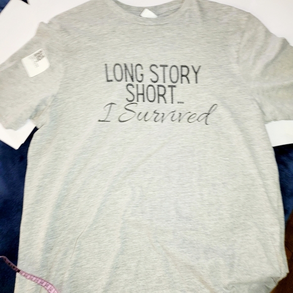 NWT, standard, traditional t-shirt for everyday wear,"I Survived" Graphic Tee - Picture 5 of 8